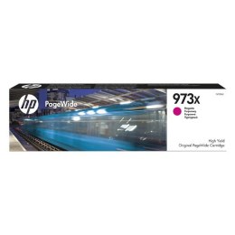 HP oryginalny ink / tusz F6T82AE, HP 973X, magenta, 7000s, 82ml, HP PageWide Pro 452, Pro 477