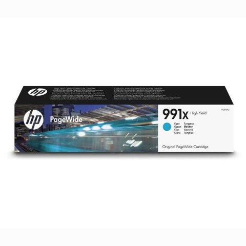 HP oryginalny ink / tusz M0J90AE, HP 991X, cyan, 16000s, 193ml, HP HP PageWide Pro 750dw, MFP 772dn, MFP 777z