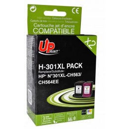 UPrint kompatybilny ink / tusz z CH563EE+CH564EE, HP 301XL, black+color, 20+18ml, H-301XL-PACK, dla HP HP Deskjet 1000, 1050, 20