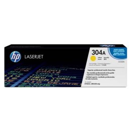 HP oryginalny toner CC532A, yellow, 2800s, HP 304A, HP Color LaserJet CP2025, CM2320, O