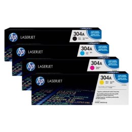 HP oryginalny toner CC532A, yellow, 2800s, HP 304A, HP Color LaserJet CP2025, CM2320, O