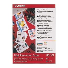 Canon High Resolution Paper, foto papier, wodoodporny, biały, A4, 106 g/m2, 50 szt., HR-101 A4/50, atrament