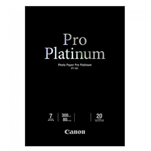 Canon PT-101 Photo Paper PRO Platinum, foto papier, mikroporowata powierzchnia typ gładki, błyszczący (smooth, glossy), biały, A