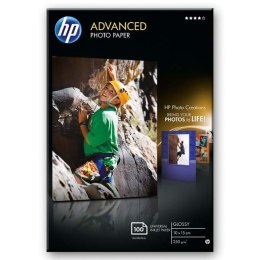 HP Advanced Glossy Photo Pa, foto papier, bez marginesu typ połysk, zaawansowany typ biały, 10x15cm, 4x6", 250 g/m2, 100 szt., Q
