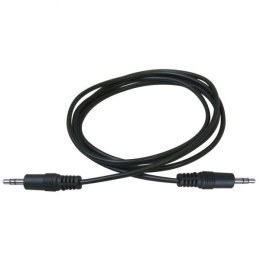 Audio Kabel Jack (3,5mm) M - Jack (3,5mm) M, 5m, czarna