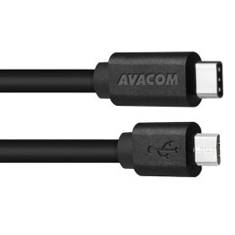 Avacom USB kabel (2.0), DCUS-TPMI-P10K, 1m, do 480 Mbps, czarny, blistr
