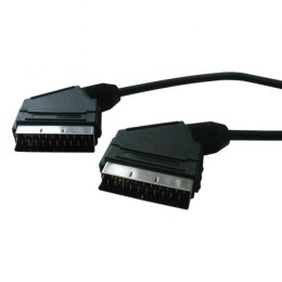 Video Kabel SCART M - SCART M, 1m, czarna