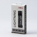 Logo USB kabel (2.0), Apple Lightning M, 2m, MFi certifikat, 5V/3A, srebrny, box, oplot nylonowy, aluminiowa osłona złącza