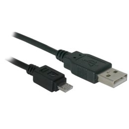 Logo USB kabel (2.0), USB A M - 1.8m, czarny, blistr