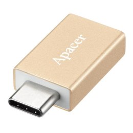 USB redukcja, (3.1), USB A F, złota, Apacer USB 3.1 Gen. 1, do 5Gbps
