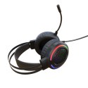 Marvo Zestaw mysz + słuchawki MH01BK, 6400DPI, optyczna, 6kl., przewodowa USB, czarna, podświetlona