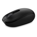 Microsoft Mysz Mobile Mouse 1850, 1000DPI, 2.4 [GHz], optyczna, 3kl., bezprzewodowa, czarna, 1 szt AA, Klasyczna, Microsoft Nano
