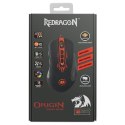 Redragon Mysz Origin, 4000DPI, optyczna, 10kl., przewodowa USB, czarno-czerwona, do gry