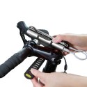 Uchwyt rowerowy na telefon i powerbank Bone Bike Tie 3 Pro Pack, na rower, regulowany rozmiar, czarny, 4-6.5", silikon, na kiero