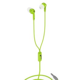 Genius HS-M320, słuchawki, bez regulacji głośności na przewodzie, zielony, douszne typ 3.5 mm jack