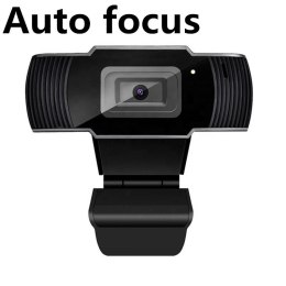 Powerton HD Webkamera PWCAM1, 720p, USB, czarna