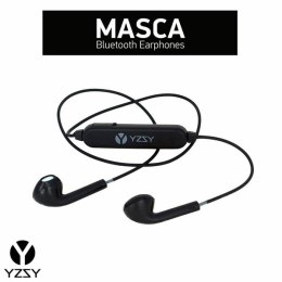 YZSY MASCA, słuchawki z mikrofonem, regulacja głośności, czarna, bluetooth