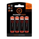 Bateria alkaliczna, AAA, 1.5V, Powerton, box, 12x4-pack, PROMO opakowanie
