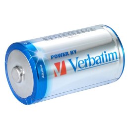 Bateria alkaliczna, ogniwo typ D, 1.5V, Verbatim, blistr, 2-pack, 49923, ogniwo format D