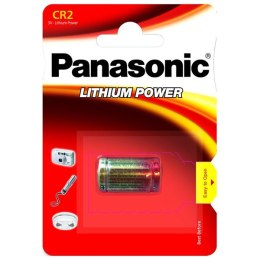 Bateria litowa, CR2, 3V, Panasonic, blistr, 1-pack