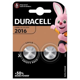 Bateria litowa, CR2016, Duracell, blistr, 2-pack, 42441