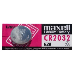 Bateria litowa, CR2032, 3V, Maxell, blistr, 5-pack