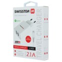 SWISSTEN Zasilacz / sieciowy adapter 10W, 2-portowy, USB-A, kabel Lightning Mfi, Smart IC