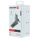 SWISSTEN Zasilacz / sieciowy adapter 22,5W, 1 port, USB-A, Huawei Supercharge, stojak na telefon