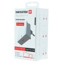 SWISSTEN Zasilacz / sieciowy adapter 45W, 1 port, USB-C, podstawka / stojak na telefon