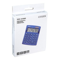 Citizen kalkulator SDC810NRNVE, ciemnoniebieska, biurkowy, 10 miejsc, podwójne zasilanie