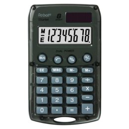 Rebell Kalkulator RE-STARLETS BX, szara, kieszonkowy, 8 miejsc