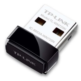TP-LINK nano USB klient TL-WN725N 2.4GHz, 150Mbps, zintegrowana bateria anténa, 802.11n