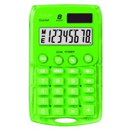Rebell Kalkulator RE-STARLETG BX, zielona, kieszonkowy, 8 miejsc