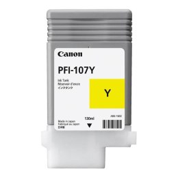 Canon oryginalny ink / tusz PFI107Y, yellow, 130ml, 6708B001, Canon iPF-680, 685, 780, 785