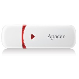 Apacer USB pendrive USB 2.0, 64GB, AH333, biały, AP64GAH333W-1, USB A, z osłoną