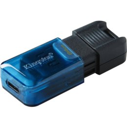 Kingston pendrive DataTraveler 80M USB-C 200MB/s 64GB czarno-niebieski