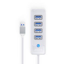 Orico Hub USB-A 4x USB-A 3.1 biały
