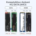 Orico Obudowa dysku M.2 SATA USB-C 5Gbps biała