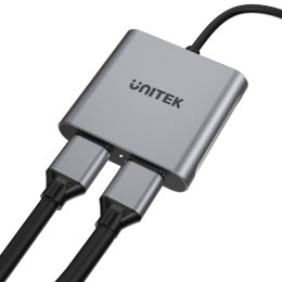 Unitek Adapter USB-C na 2x HDMI 4K MST