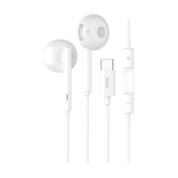 HOCO Słuchawki douszne - L10 USB-C z mikrofonem biały