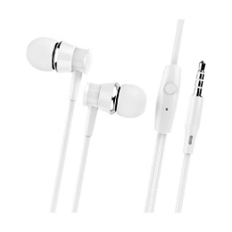 JELLICO Słuchawki douszne - X4 z mikrofonem biały
