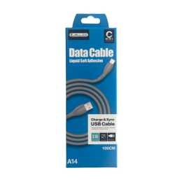 JELLICO USB Kabel - A14 3.1A USB-C 1m szary