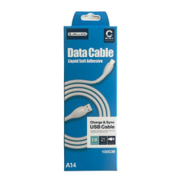 JELLICO USB Kabel - A14 3.1A USB-C 1m biały