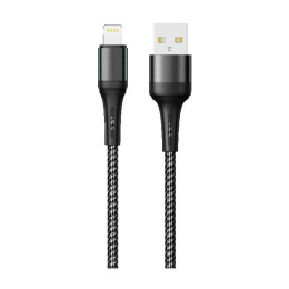 JELLICO USB Kabel - A20 3.1A lightning 1m czarny
