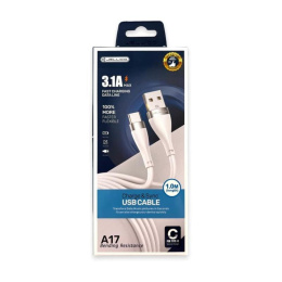 JELLICO USB Kabel - A17 3.1A USB-C biały