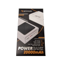 BeePower Power Bank - BP-20PD 20000mAh 22.5W PD USB-C + 2 x USB3.0 biały