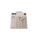JELLICO Słuchawki douszne - X12 jack 3.5mm z mikrofonem biały