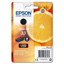 Epson oryginalny ink / tusz C13T33314012, T33, black, 6,4ml, Epson Expression Home a Premium XP-530,630,635,830