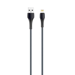 Kabel USB - Lightning LDNIO LS521, 1m (szaro-niebieski)