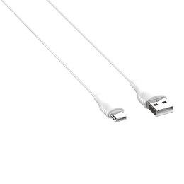 Kabel USB do USB-C LDNIO LS553, 2.1A, 2m (biały)